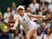 Harriet Dart in action at Wimbledon on July 6, 2019