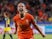 Jackie Groenen celebrates scoring for the Netherlands on July 3, 2019