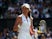 Britain's Johanna Konta celebrates after winning her second round match against Czech Republic's Katerina Siniakova on July 4, 2019