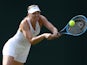 Maria Sharapova in action at Wimbledon on July 2, 2019