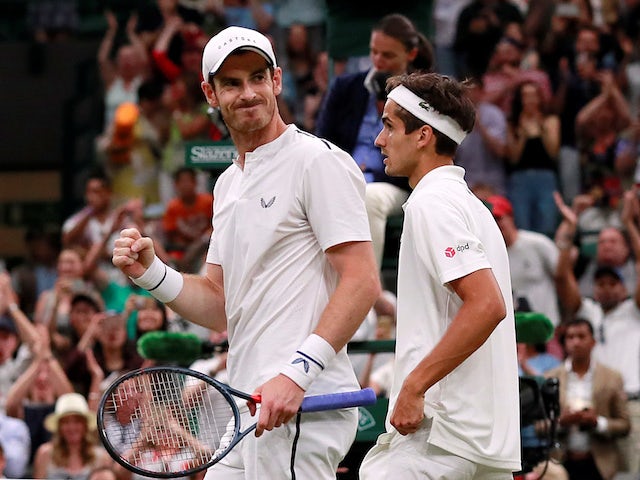 Andy Murray delighted to be back winning at Wimbledon