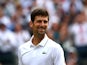 Novak Djokovic pictured at Wimbledon on July 5, 2019