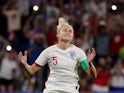 England's Steph Houghton reacts after missing a penalty against USA in the World Cup semi-final on July 2, 2019