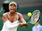 Venus Williams in action at Wimbledon on July 1, 2019
