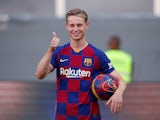Frenkie de Jong is unveiled as a Barcelona player on July 5, 2019