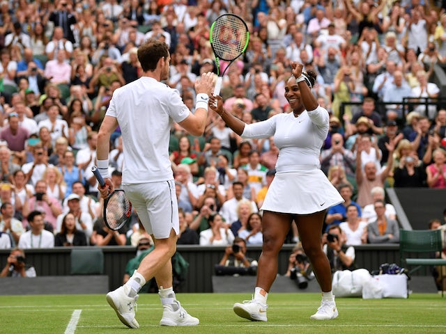 Andy Murray, Serena Williams ease into mixed doubles third round