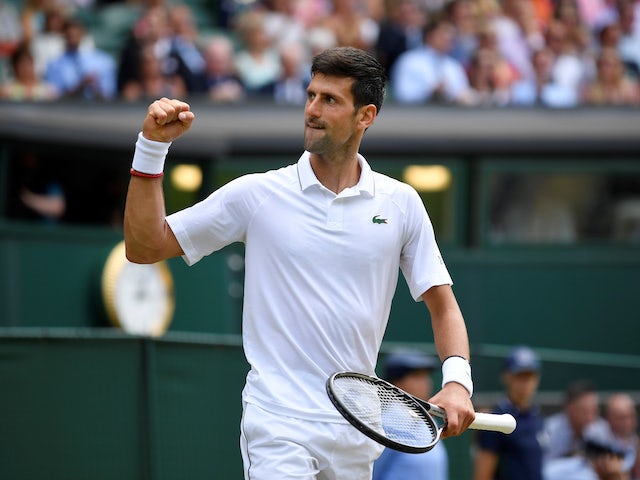 Who are the contenders for the men's Wimbledon title?