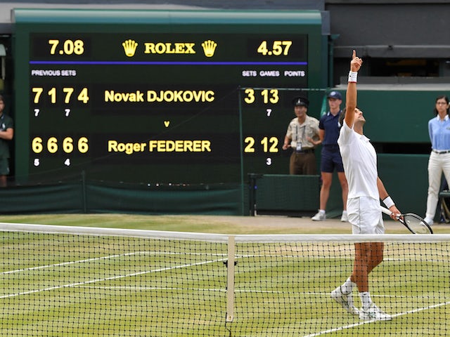 Novak Djokovic beats Roger Federer in epic five-set Wimbledon final