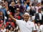 Roger Federer pictured at Wimbledon on July 8, 2019