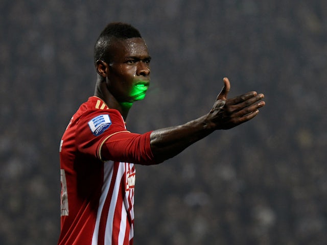 Olympiacos defender Pape Abou Cisse pictured in February 2019