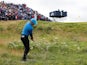 Rory McIlroy in the rough at The Open on July 17, 2019