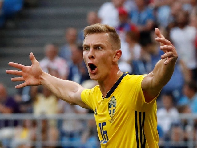 Sweden full-back Emil Krafth undergoing Newcastle medical
