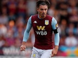 Jack Grealish in action for Aston Villa on July 24, 2019