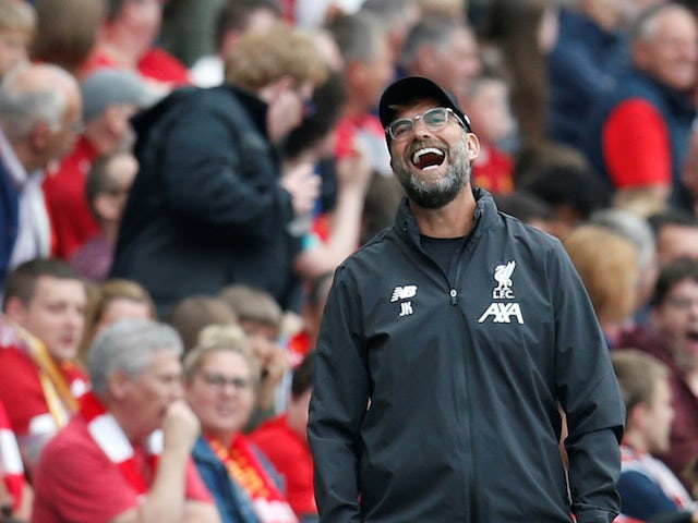 Liverpool manager Jurgen Klopp watches on during the pre-season clash with Napoli on July 28, 2019