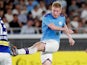Kevin De Bruyne in action for Manchester City on July 27, 2019