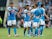 Napoli players celebrate Lorenzo Insigne's goal against Liverpool in pre-season on July 28, 2019