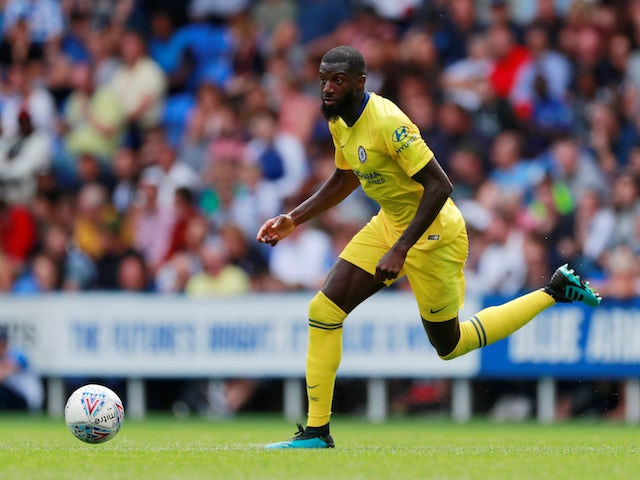 Chelsea midfielder Tiemoue Bakayoko in action against Reading in pre-season on July 28, 2019