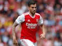 Dani Ceballos in action for Arsenal on July 28, 2019
