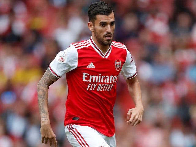 Dani Ceballos in action for Arsenal on July 28, 2019