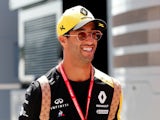Daniel Ricciardo pictured on August 1, 2019