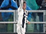 Daniele Rugani celebrates scoring for Juventus on February 2, 2019