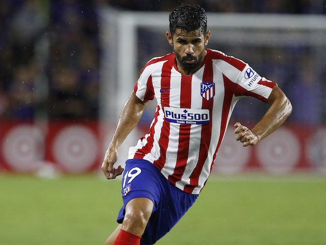Diego Costa in action for Atletico Madrid on July 31, 2019