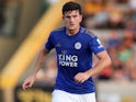 Harry Maguire in action for Leicester City on July 23, 2019