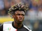 An alert Moise Kean in action for Juventus on May 26, 2019