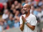 Pep Guardiola pictured during the Community Shield final against Liverpool on August 4, 2019