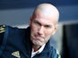 A freshly-shaven Zinedine Zidane watches his Real Madrid side on July 30, 2019