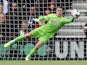 Dean Henderson in action for Sheffield United on August 10, 2019