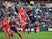 Paris Saint Germain's Maxim Choupo-Moting in action with Nimes's Renaud Ripart in Ligue 1 on February 23, 2019