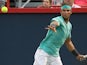 Rafael Nadal in action at the Rogers Cup on August 8, 2019