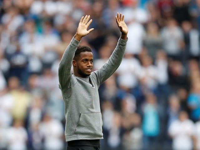 Tottenham Hotspur's new signing Ryan Sessegnon is presented before the match  on August 10, 2019