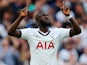 Tanguy Ndombele equalises during the Premier League game between Tottenham Hotspur and Aston Villa on August 10, 2019