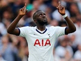 Tanguy Ndombele equalises during the Premier League game between Tottenham Hotspur and Aston Villa on August 10, 2019
