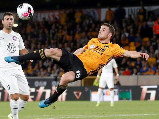 Diogo Jota scores a stunner for Wolves on August 15, 2019