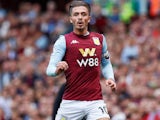 Jack Grealish in action for Aston Villa on August 17, 2019