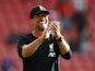 Liverpool manager Jurgen Klopp celebrates on August 17, 2019