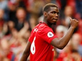 Paul Pogba pictured during Manchester United's Premier League clash with Chelsea on August 11, 2019
