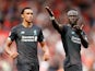  Liverpool's Sadio Mane celebrates scoring their first goal against Southampton on August 17, 2019