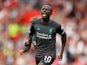 Liverpool's Sadio Mane celebrates scoring their first goal against Southampton on August 17, 2019