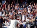 England's Sir Ben Stokes celebrates as they win the test on August 25, 2019