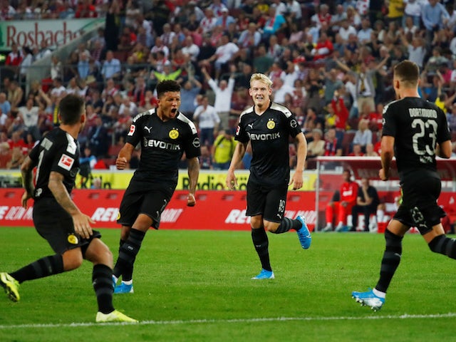 Jadon Sancho scores again as Borussia Dortmund beat Koln