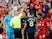 Liverpool are awarded a penalty and Arsenal's David Luiz is shown a yellow card by referee Anthony Taylor after a foul on Liverpool's Mohamed Salah on August 24, 2019