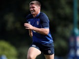 Owen Farrell during an England training session on August 21, 2019