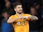 Wolverhampton Wanderers' Ruben Neves celebrates scoring their first goal against Manchester United on August 19, 2019