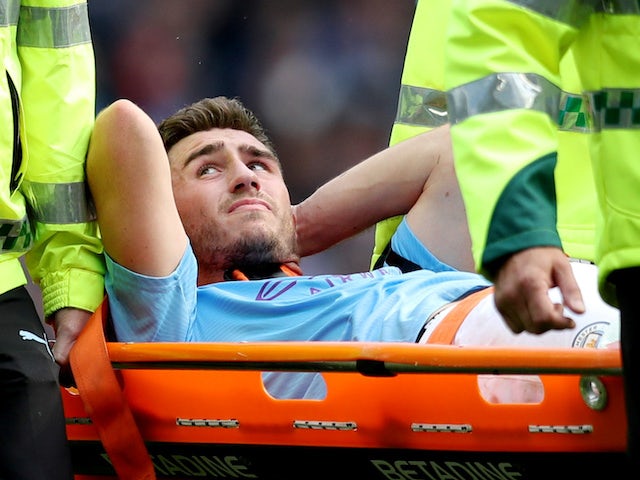 Manchester City waiting to learn extent of Aymeric Laporte's knee injury