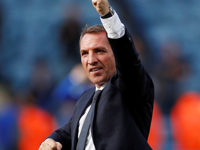 Leicester City boss Brendan Rodgers on August 31, 2019