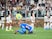 Napoli's Kalidou Koulibaly looks dejected after scoring an own goal and Juventus' fourth on August 31, 2019